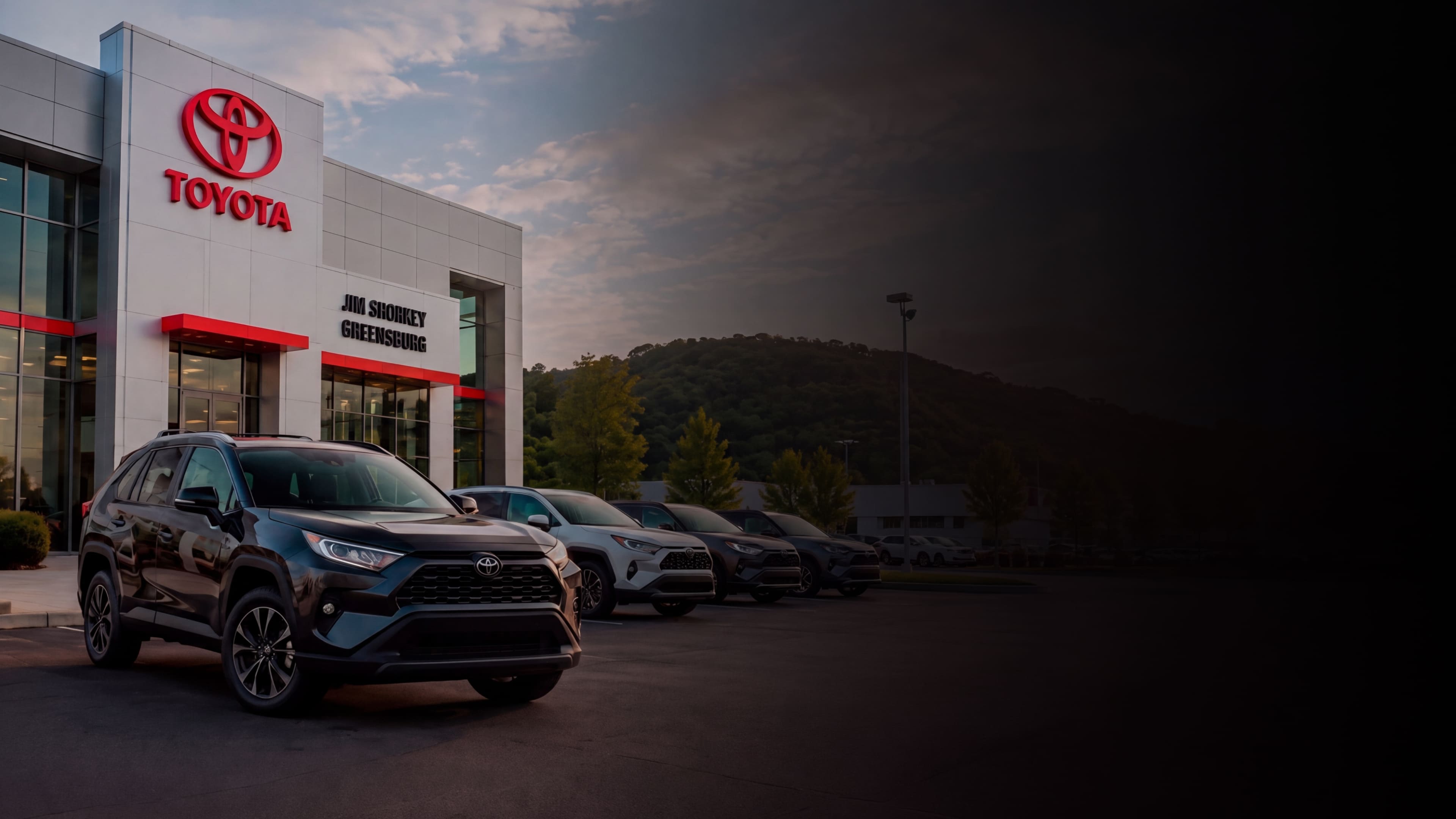 Jim Shorkey Toyota Greensburg dealership in Greensburg, PA with new Toyota vehicles