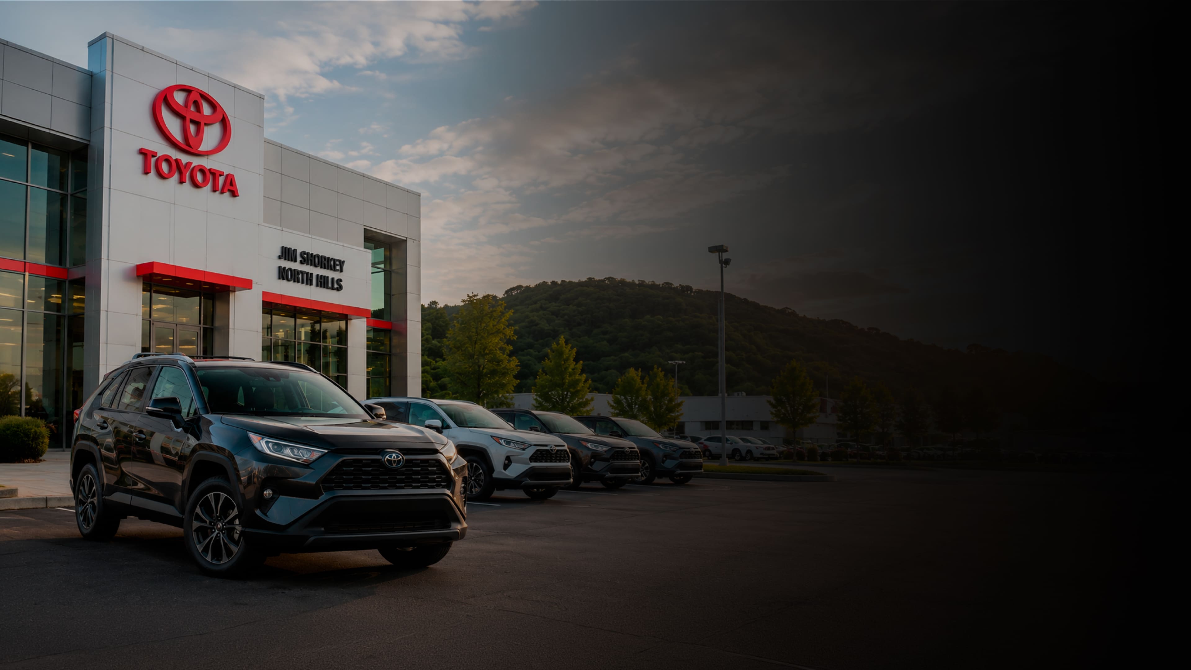 Jim Shorkey Toyota North Hills dealership near Allison Park, PA with new Toyota vehicles
