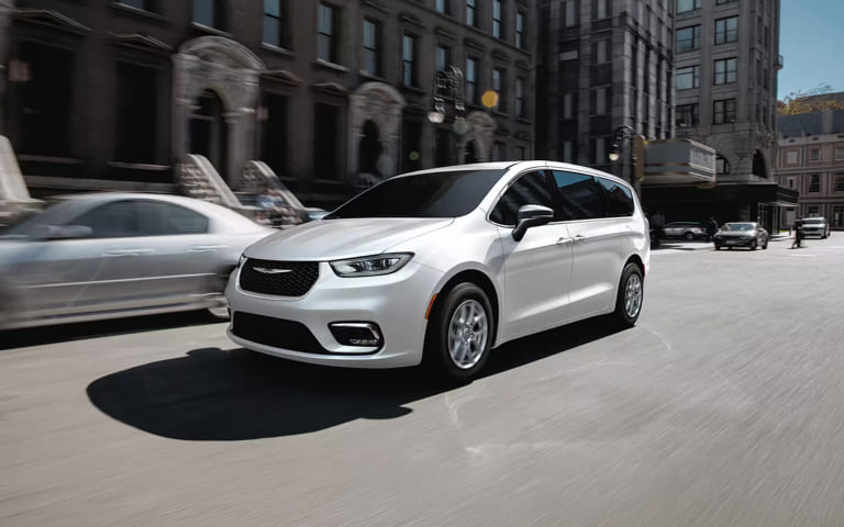 Customer using an online vehicle valuation tool for a fast Chrysler, Dodge, Jeep, or Ram trade-in estimate